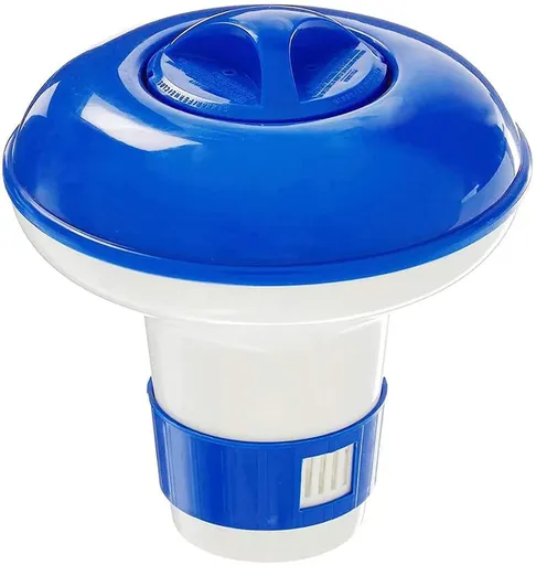 Mini Chemical Floater Dispenser for Chlorine Tablets up to 1.8'', Adjustable 4 Flow Vents for Pool, Spa, Hot Tub, and Fountain
