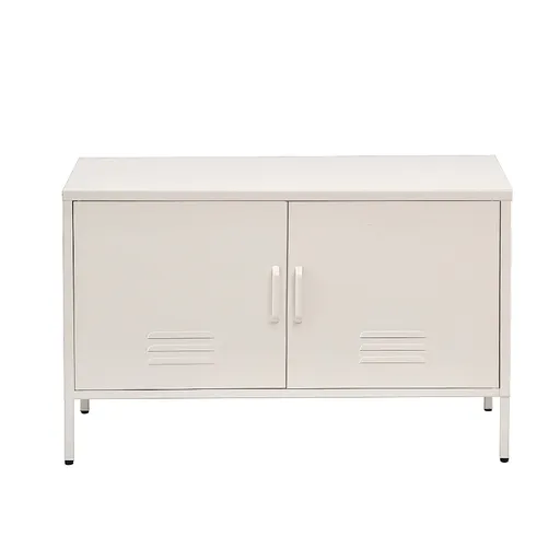 Artiss Buffet Sideboard Metal Cabinet - BASE White
