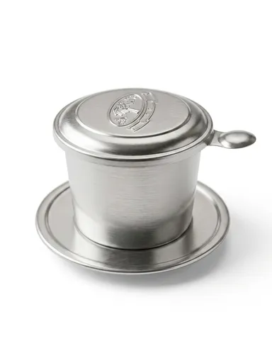 Aluminium Vietnam Vietnamese Coffee Simple Drip Filter Maker Infuser Home (Phin) - 7cm Diameter