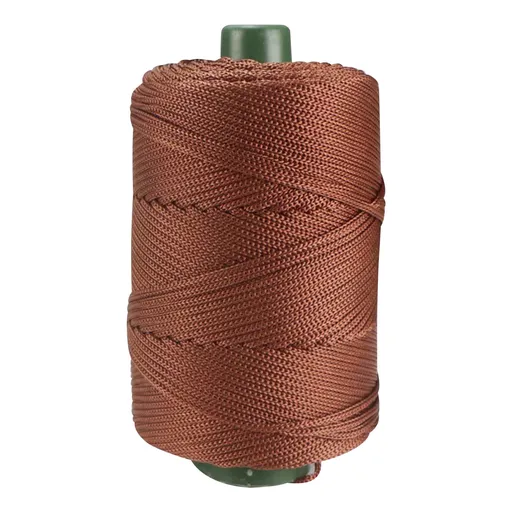 32 Colors Macrame Cotton Cord 200g/7.05oz,100% Natural Handmade 4 Strands Twisted Cotton Rope Polyester Thread Spools for Wall Hanging Plants Hangers Gift Wrapping Tapestry DIY Crafts #Z - Coffee
