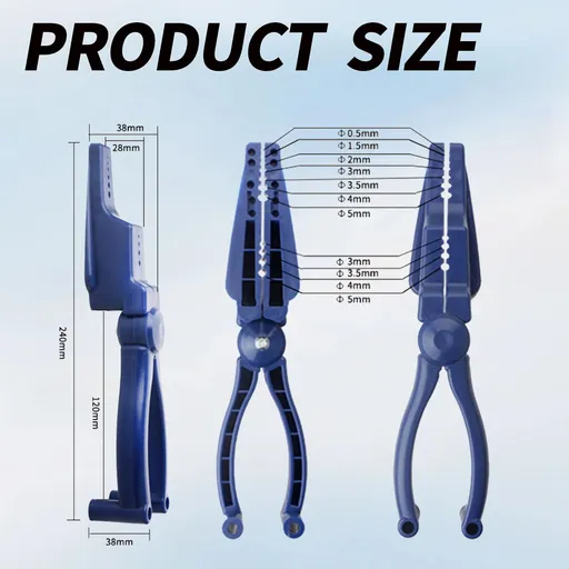 Safety Nail Holder Plastic Pliers - Secure Nails and Protect Fingers for Hammering and Pulling - Slip Joint Pliers Tool