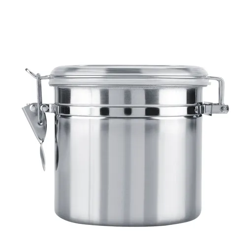 Stainless Steel Coffee Container Vacuum Sealed Storage Jar for Sugar Tea Bean(1100ml)