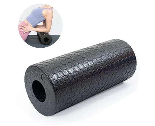 Standard fascia roll. Original massage roller for fascia training - Training role in various - Black