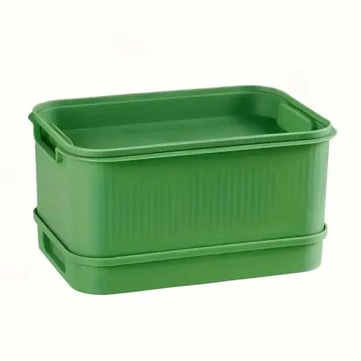 Seedling Tray Sprout Tray Soilless Hydroponic Planting Pot for Indoor Gardening - Green