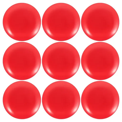 100-Pack Red Round Resin Buttons for Coats, Jackets, and Sewing Crafts, and Stylish Fasteners