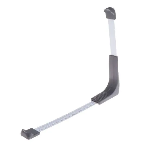 Shoe size measuring stick, foot measurer for shoes, grey
