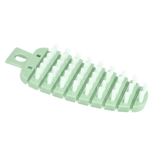 Carrot Shape Vegetable Brush Potato Scrubbing Brush Fruit Cleaner Kitchen ScrubberGreen