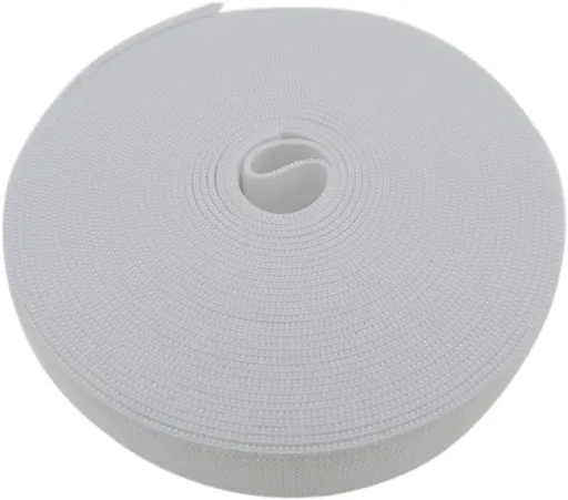 3/5 Inch by 43 Yard White Sewing Elastic Band Spool Heavy Stretch High Elasticity Knit Elastic Band