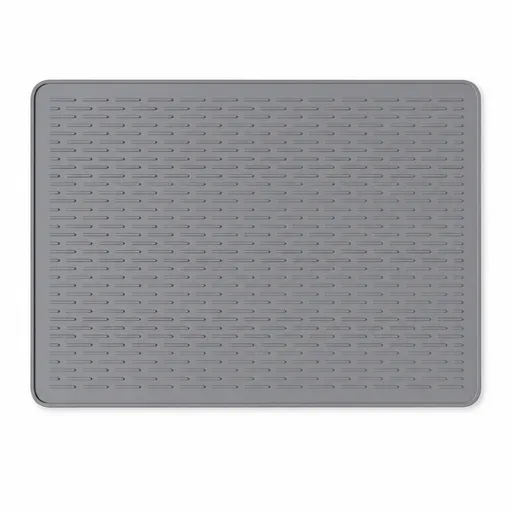 Gray Extra Large Silicone Countertop Protector & Dish Drying Mat - Dishwasher Safe ( 76x53cm)