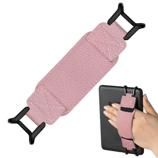 Universal Secure Hand Strap for 6-8 Inch Kindle Kobo Voyage Lenovo E-Reader Pink