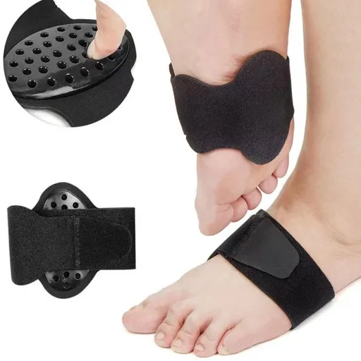 Arch Support Brace, Plantar Fasciitis Relief Sleeves with Silicone Pads, Foot Pain Relief Pads for Men Women, Foot Support Foot