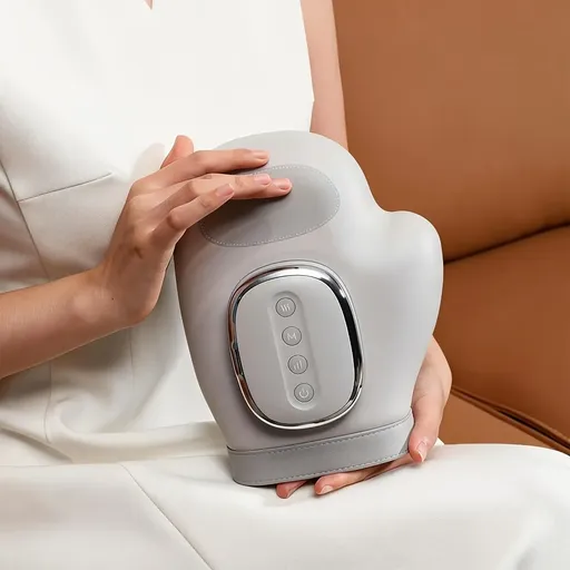 Smart Hand Massager, Glove Design with Heat & Kneading, Relieves Fatigue