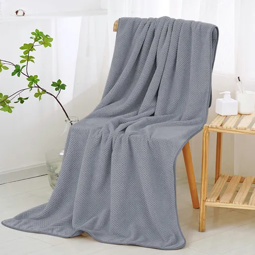 Bath Towel, Oversize Bath Towel, 55×28 Inch Large Microfiber Bath Towels, Soft, Absorbent, and Quick Dry Towels for Bathroom, Pool, Beach, Swim, and Yoga, Large Bathroom Towels for Daily Use 55×28 in Gray