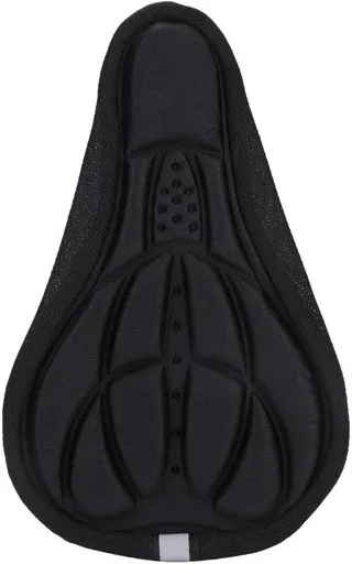 Petluno Bike Seat Cushion Cover, PE Foam Comfortable Breathable Bicycle Saddle Water & Dust Resistant Covers Fits Spin, Exercise Bike, Outdoor or Indoor Cycling