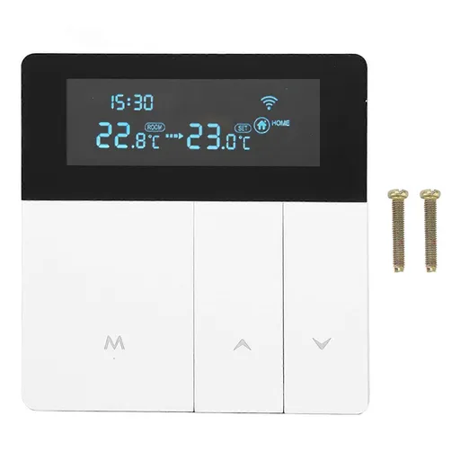 Color Smart Electric Heating Thermostat Programmable 16A AC90-240V for Home Office