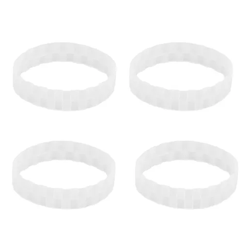 4Pcs Sweeping Robot Replacement Wheel Tire Rings Anti Wear Part for Xiaomi Sweeper