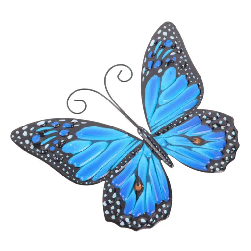 Metal Butterfly Wall Decor Outdoor Fence Wall Art Decor, Hanging for Garden Yard Living Room Bedroom Patio Balcony