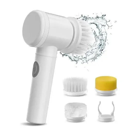 Rechargeable Kitchen Brush Sink Cleaner Bathroom Bathtub Clean Brush Spin Scrubber Electric Cleaning Brush