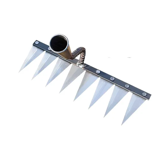 Garden Weeding Rake Hoe Heavy Duty High Carbon Steel Cultivating Tool for Loosening Soil Digging Gardening Farming with 1 Pair Gloves 4.7x7.9 to 11 Inches Sizes