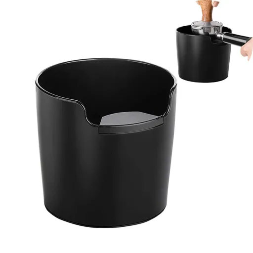 Coffee Knock Box, Shock-Absorbent Durable Barista Style Espresso Knock Box, Absorbent Durable Barista Style Knock Container