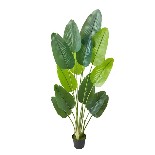 Artificial Bird of Paradise 1829 mm Tall, Fake Tropical Plants with with 13 Trunks & White Pot, Faux Floor Silk Tree, Large Trees for Home Office Living Room Decor House Warming, Indoor Outdoor