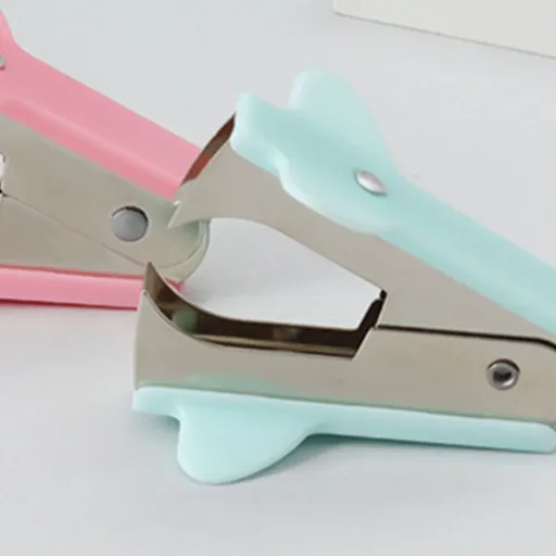 4-Pack Heavy Duty Staple Remover Set in Assorted Colors for Easy and Efficient Office Use