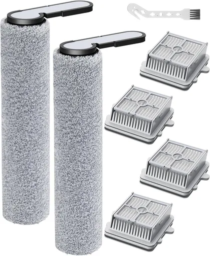 25 Brush Roll and HEPA ilter Replacement Kit Accessories Compatible with 25/25 ACE/25 ALT/25 LT/25 RT/25 ACE/25 GT/25 Ultra Cordless Wet Dry Vacuum Cleaner