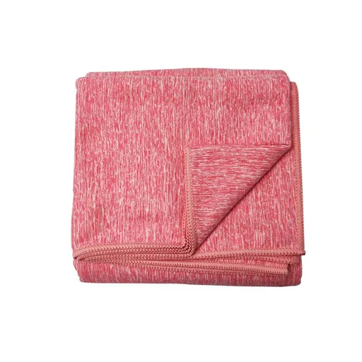 Ultra‑Absorbent Quick Dry Microfiber Beach Towel, 140*70CM, Double‑Sided Velvet Lightweight Portable Swimming Sports Towel for Beach, Swimming, Yoga, Travel（Pink snowflakes）