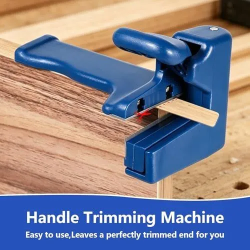 Edge Banding Trimmer, Manual Veneer Edge Trimmer, Plastic Edgebanding Trimmers for Cutting 54mm Width and 0.5mm Thickness Wood, Woodworking Banding End Cutter, 5.51x3.35in