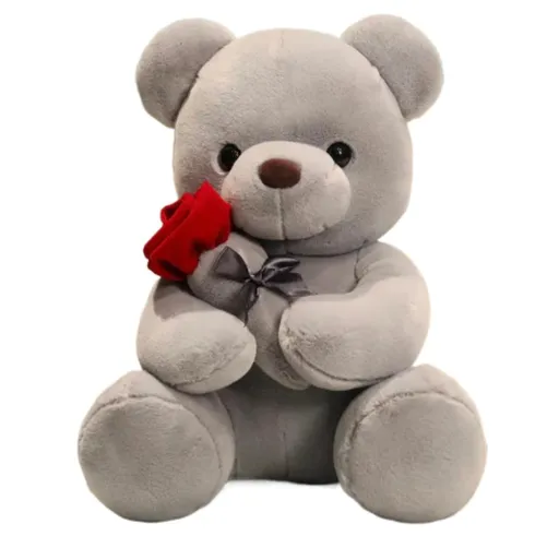 Plush Stuffed Teddy Bear Valentines Gift Stuffed Animal Plush Toy Rose Adults and Kids Valentine’s Day Gift