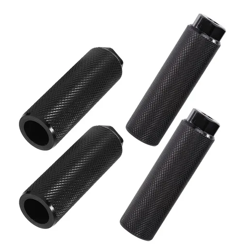 4Pcs Detachable Black Aluminum Bicycle Foot Pegs Rear Antislip Cycling Pegs