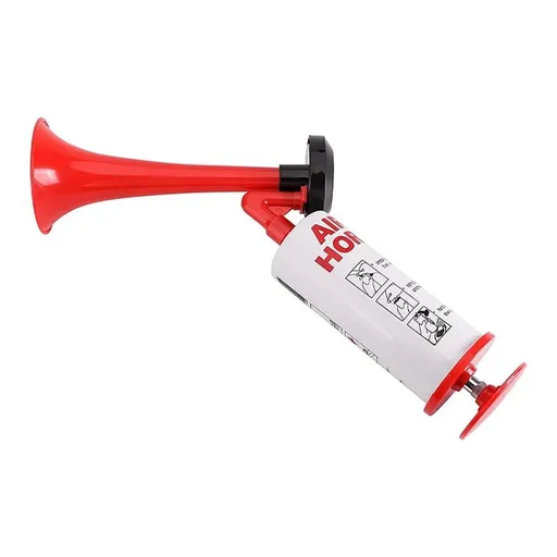 Handheld Air Horn, Aluminum+ABS Portable Pump Loud Noise Maker Horn for Sporting Events