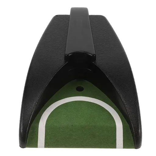 Portable Golf Putting Hole with Automatic Ball Return and Electric Putter System