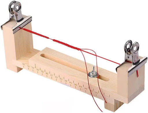 Wooden Paracord Jig with 2 Clamps, 22 cm