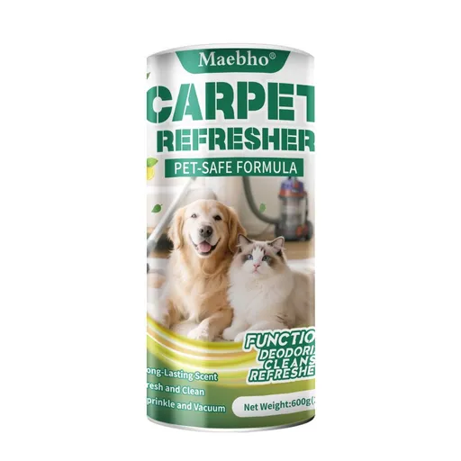 Powerful Pet-Safe Carpet Odor Eliminator Powder, Instantly Refreshes Rugs and Upholstery, Perfect for Homes with Cats, Dogs, and Rabbits, Leaves a Long-Lasting Fresh Scent Without Any Harsh Chemicals
