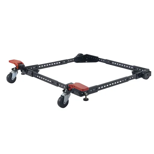 Mobile Base, 226.8 kg Capacity, Adjustable from 304 x 304 mm to 914 x 914 mm, Heavy Duty Universal Mobile Base Stand with Swivel Wheels, for Woodworking Equipment, Bandsaw, Power Tools, Machines
