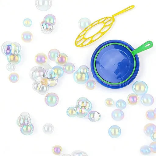 Big Bubble Wands Set - Giant Bubble Kit with Wand Blower and Tray