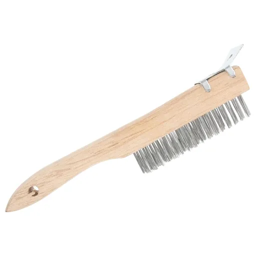 Multi purpose wire brush with shovel - a time-saving cleaning tool suitable for homes, workshops, and outdoors, 16x4cm