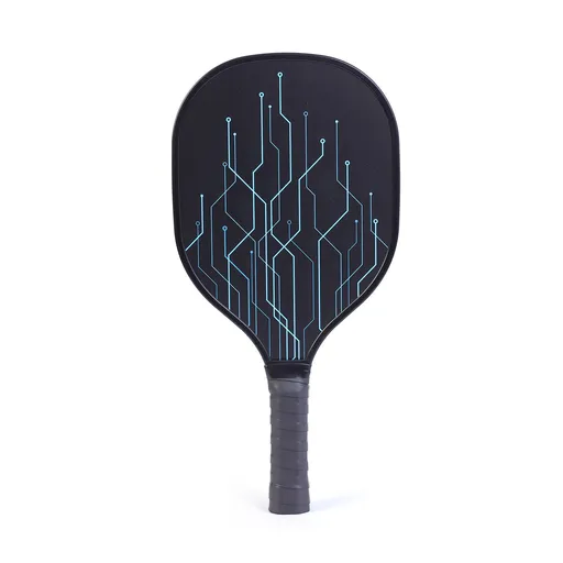 Pickleball Paddle Wooden Racket 9-Layer Poplar Wood Pickleball Bat Comfortable Grip Sports Paddle
