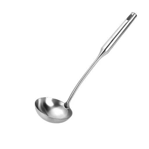 Soup Ladle, Wok Spatula,The Longer Handle Shovel Spoon Rustproof, Heat Resistance, Integral Forming Durable Stainless
