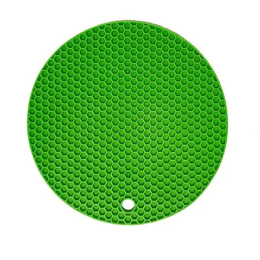 Silicone Pot Holder Trivet Mat Non-Slip Heat Resistant 18cm BPA Free 2 Piece Set