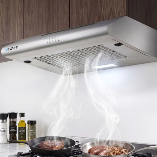 Devanti 600mm Range Hood 60cm Rangehood Stainless Steel
