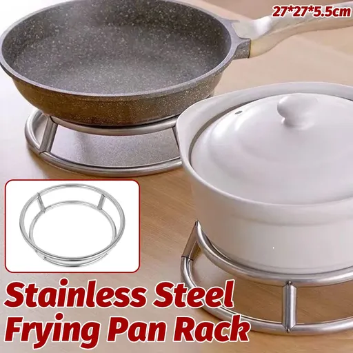 Thickened Stainless Steel Heat Resistant Pot Stand Kitchen Trivet Rack