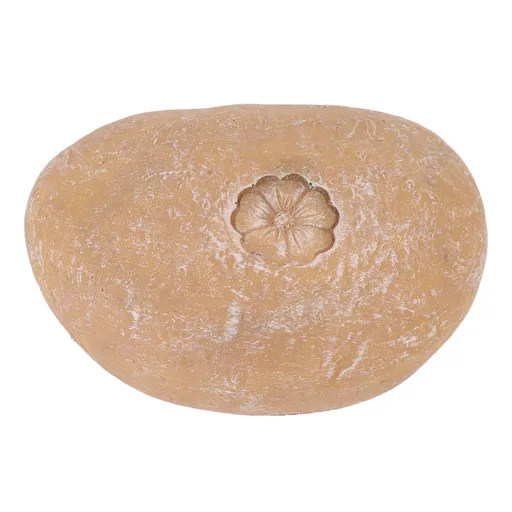 Pet Memorial Garden Stone DIY Lettering Simulation Pebbles Pet Grave Marker for Dogs Cats Small Flower Stone Sand Yellow