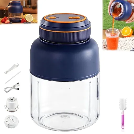 28 44oz Portable Blender for Shakes and Smoothies, Wireless Juicer Cup, Rechargeable Personal Size Blender with Dual Lid & Leakproof Handle for Gym, Office, Travel, Outdoor