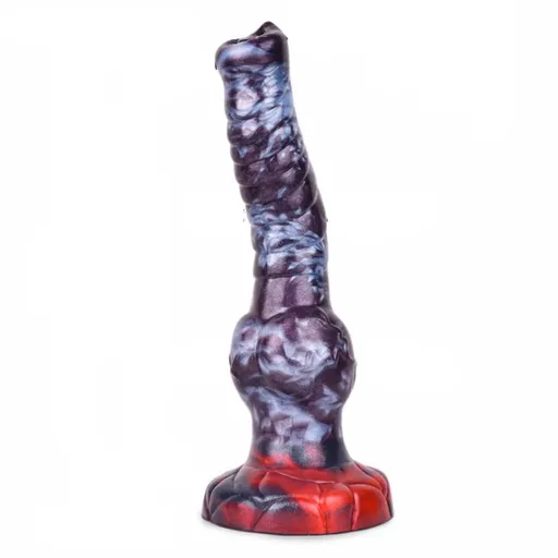 House Of Dasein Silicone Animal Penis Fantasy Dog Large Knot Dildo With Sucker Anal Plug - Style 5045