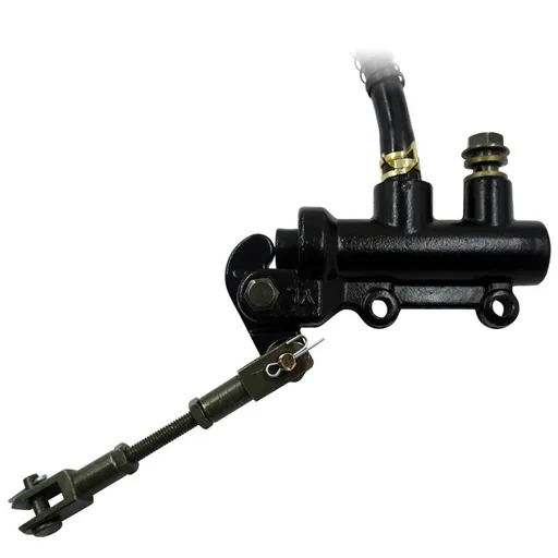 Motorcycle Rear Brake Master Cylinder Aluminium Hydraulic Cylinder Durable Easy Installation