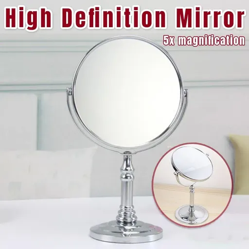 5x Magnifying HD Desktop Vanity Mirror Cosmetic Mirror for Makeup Grooming