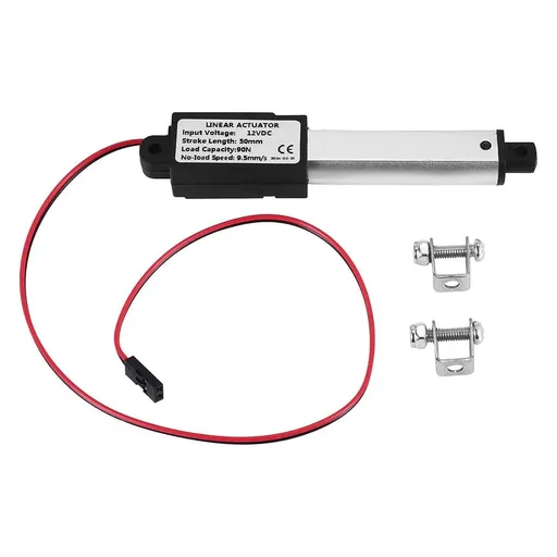 Micro-Linear Actuator, 2 Inch Stroke, 90N/20.3Lb, Speed 9.5mm/S Electric Waterproof Actuator Motor Linear 12V