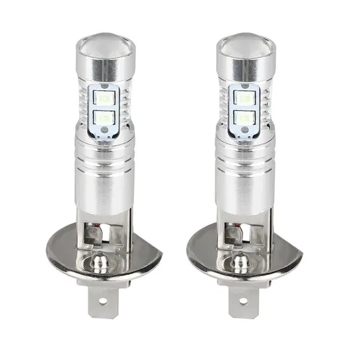 Car LED Fog Light H1 100W Anti-Fog Light White Light H1 LED Headlight Bulb for Cars, Trucks Fog Lights, 4-Pack